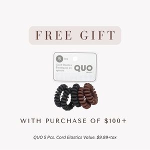FREE GIFT - QUO beauty 5 PCS Cord Elastics